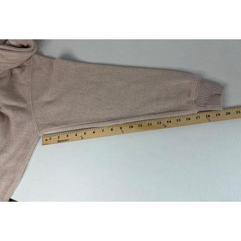 ESY Surf Co Hilton Head Island Hoodie Womens Medium Light Pink Knit Pullover - Picture 7 of 12